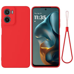 Solid Color Liquid Silicone Dropproof Full Coverage Phone Case