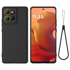 Solid Color Liquid Silicone Dropproof Full Coverage Phone Case