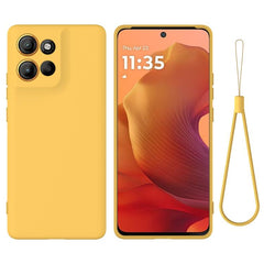 Solid Color Liquid Silicone Dropproof Full Coverage Phone Case