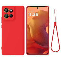 Solid Color Liquid Silicone Dropproof Full Coverage Phone Case