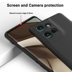 Solid Color Liquid Silicone Dropproof Full Coverage Phone Case