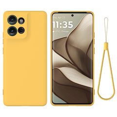 Solid Color Liquid Silicone Dropproof Full Coverage Phone Case
