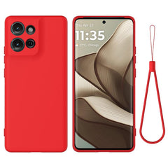 Solid Color Liquid Silicone Dropproof Full Coverage Phone Case