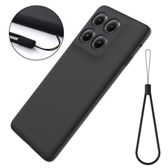 Solid Color Liquid Silicone Dropproof Full Coverage Phone Case