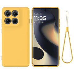 Solid Color Liquid Silicone Dropproof Full Coverage Phone Case