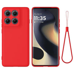 Solid Color Liquid Silicone Dropproof Full Coverage Phone Case