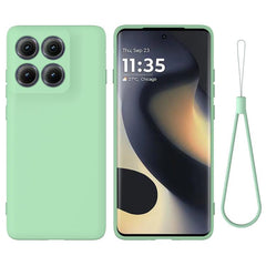Solid Color Liquid Silicone Dropproof Full Coverage Phone Case