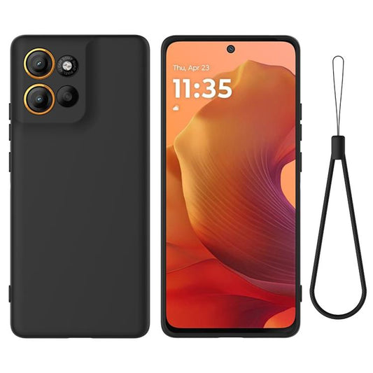 Solid Color Liquid Silicone Dropproof Full Coverage Phone Case