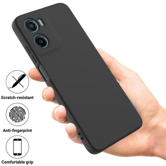 Solid Color Liquid Silicone Dropproof Full Coverage Phone Case