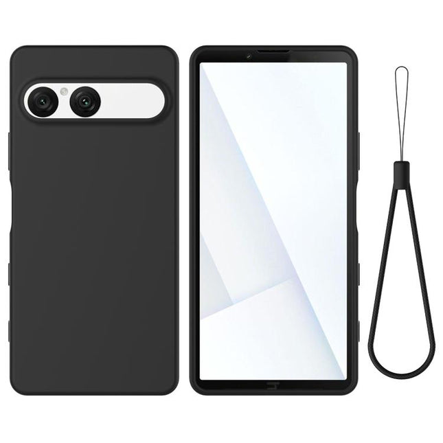 Solid Color Liquid Silicone Dropproof Full Coverage Phone Case, For Sony Xperia 10 VII, For Sony Xperia 1 VII, For Sony Xperia 10 VI, For Sony Xperia 1 VI, For Sony Xperia 5 V, For Sony Xperia 1 V