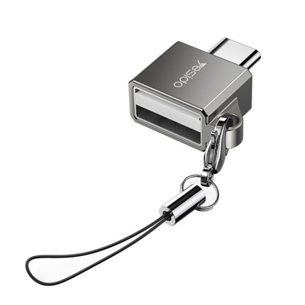 Yesido GS08 Type-C to USB 3.0 OTG Mini Connector Adapter with Keychain