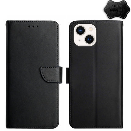 Genuine Leather Fingerprint-proof Flip Phone Case, For iPhone 17e / 16e, For iPhone 16 Pro Max, For iPhone 16 Pro, For iPhone 16 Plus, For iPhone 16, For iPhone 15 Pro Max, For iPhone 15 Pro, For iPhone 15 Plus, For iPhone 15