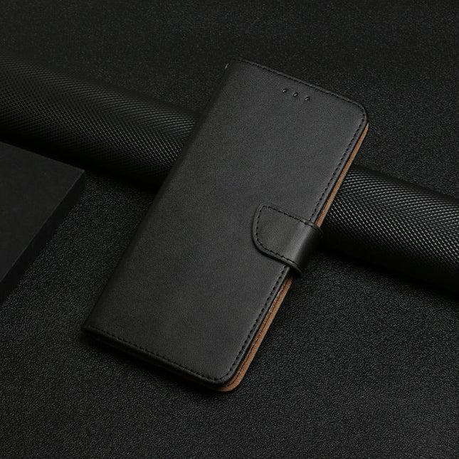 Genuine Leather Fingerprint-proof Flip Phone Case, For iPhone 17e / 16e, For iPhone 16 Pro Max, For iPhone 16 Pro, For iPhone 16 Plus, For iPhone 16, For iPhone 15 Pro Max, For iPhone 15 Pro, For iPhone 15 Plus, For iPhone 15