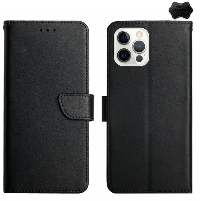 Genuine Leather Fingerprint-proof Flip Phone Case, For iPhone 17e / 16e, For iPhone 16 Pro Max, For iPhone 16 Pro, For iPhone 16 Plus, For iPhone 16, For iPhone 15 Pro Max, For iPhone 15 Pro, For iPhone 15 Plus, For iPhone 15