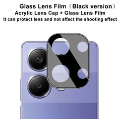 imak High Definition Integrated Glass Lens Film Black Version, For Xiaomi Poco M6 Pro 4G, For Xiaomi Redmi 13C 5G / 13R 5G, For Xiaomi POCO M6 5G, For Xiaomi Redmi Note 13 Pro 4G Global, For Xiaomi Poco X6 5G, For Xiaomi Redmi Note 13 5G