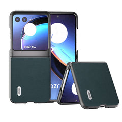 ABEEL Genuine Leather Luolai Series Phone Case, For Motorola Razr 60 Ultra, For Motorola Razr 50 Ultra, For Motorola Razr 50, For Motorola Razr 40, For Motorola Razr 40 Ultra