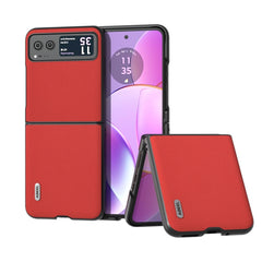 ABEEL Genuine Leather Luolai Series Phone Case, For Motorola Razr 60 Ultra, For Motorola Razr 50 Ultra, For Motorola Razr 50, For Motorola Razr 40, For Motorola Razr 40 Ultra