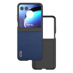 ABEEL Genuine Leather Luolai Series Phone Case, For Motorola Razr 60 Ultra, For Motorola Razr 50 Ultra, For Motorola Razr 50, For Motorola Razr 40, For Motorola Razr 40 Ultra