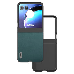 ABEEL Genuine Leather Luolai Series Phone Case, For Motorola Razr 60 Ultra, For Motorola Razr 50 Ultra, For Motorola Razr 50, For Motorola Razr 40, For Motorola Razr 40 Ultra
