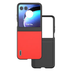 ABEEL Genuine Leather Luolai Series Phone Case, For Motorola Razr 60 Ultra, For Motorola Razr 50 Ultra, For Motorola Razr 50, For Motorola Razr 40, For Motorola Razr 40 Ultra