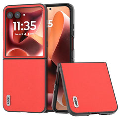 ABEEL Genuine Leather Luolai Series Phone Case, For Motorola Razr 60 Ultra, For Motorola Razr 50 Ultra, For Motorola Razr 50, For Motorola Razr 40, For Motorola Razr 40 Ultra