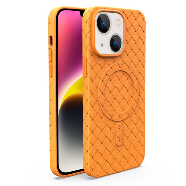 Woven Pattern MagSafe Magnetic Cooling Phone Case, For iPhone 14, For iPhone 14 Pro, For iPhone 14 Pro Max, For iPhone 13 Pro Max