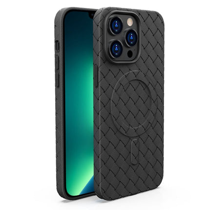 Woven Pattern MagSafe Magnetic Cooling Phone Case, For iPhone 14, For iPhone 14 Pro, For iPhone 14 Pro Max, For iPhone 13 Pro Max