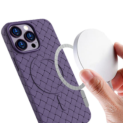 Woven Pattern MagSafe Magnetic Cooling Phone Case, For iPhone 13 Pro, For iPhone 13