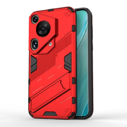 Punk Armor 2 in 1 PC + TPU Phone Case with Holder, For Huawei Mate 70 Pro / 70 Pro+, For Huawei Pura 70 Pro / 70 Pro+, For Huawei Pura 70 Ultra