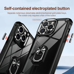 TPU + PC Lens Protection Phone Case with Ring Holder