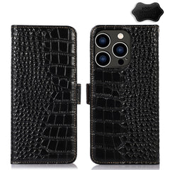 Crocodile Top Layer Cowhide Leather Phone Case, For iPhone 16e, For iPhone 16 Pro Max, For iPhone 16 Pro, For iPhone 16 Plus, For iPhone 16, For iPhone 15 Pro Max, For iPhone 15 Pro, For iPhone 15 Plus