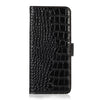 Crocodile Top Layer Cowhide Leather Phone Case, For iPhone 16 Pro Max, For iPhone 16 Pro, For iPhone 16 Plus, For iPhone 16, For iPhone 15 Pro Max, For iPhone 15 Pro, For iPhone 15 Plus, For iPhone 15