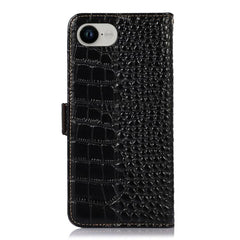 Crocodile Top Layer Cowhide Leather Phone Case, For iPhone 16e, For iPhone 16 Pro Max, For iPhone 16 Pro, For iPhone 16 Plus, For iPhone 16, For iPhone 15 Pro Max, For iPhone 15 Pro, For iPhone 15 Plus