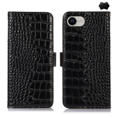 Crocodile Top Layer Cowhide Leather Phone Case, For iPhone 16e, For iPhone 16 Pro Max, For iPhone 16 Pro, For iPhone 16 Plus, For iPhone 16, For iPhone 15 Pro Max, For iPhone 15 Pro, For iPhone 15 Plus