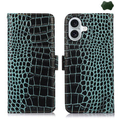 Crocodile Top Layer Cowhide Leather Phone Case, For iPhone 17 Pro Max, For iPhone 17 Pro, For iPhone 17, For iPhone 17 Air, For iPhone 16e, For iPhone 16 Pro Max