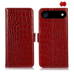 Crocodile Top Layer Cowhide Leather Phone Case, For iPhone 17 Pro Max, For iPhone 17 Pro, For iPhone 17, For iPhone 17 Air, For iPhone 16e, For iPhone 16 Pro Max