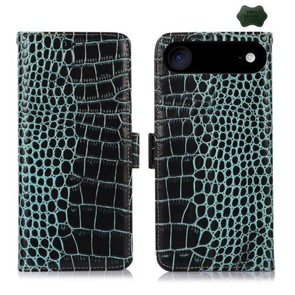 Crocodile Top Layer Cowhide Leather Phone Case, For iPhone 16e / 17e, For iPhone 17 Pro Max, For iPhone 17 Pro, For iPhone 17, For iPhone Air, For iPhone 16 Pro Max