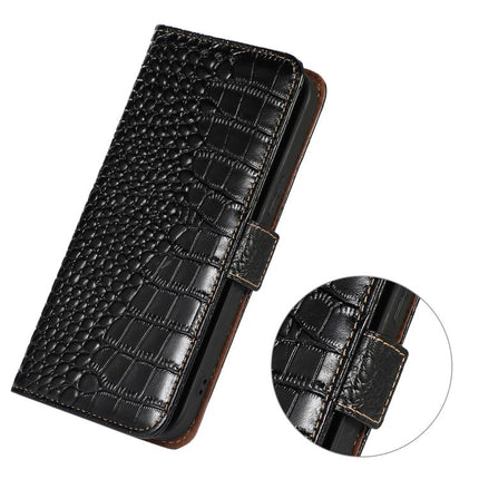 Crocodile Top Layer Cowhide Leather Phone Case, For iPhone 16e / 17e, For iPhone 17 Pro Max, For iPhone 17 Pro, For iPhone 17, For iPhone Air, For iPhone 16 Pro Max