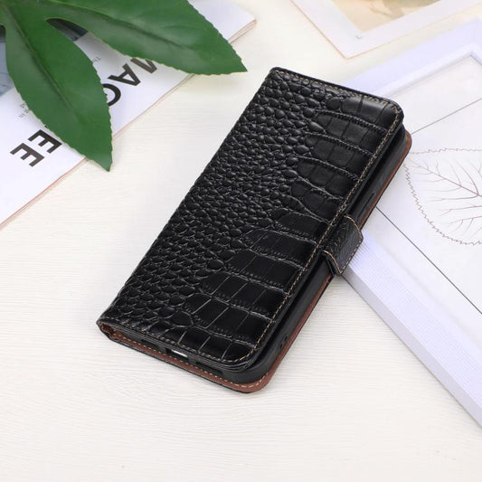 Crocodile Top Layer Cowhide Leather Phone Case, For iPhone 17 Pro Max, For iPhone 17 Pro, For iPhone 17, For iPhone 17 Air, For iPhone 16e, For iPhone 16 Pro Max
