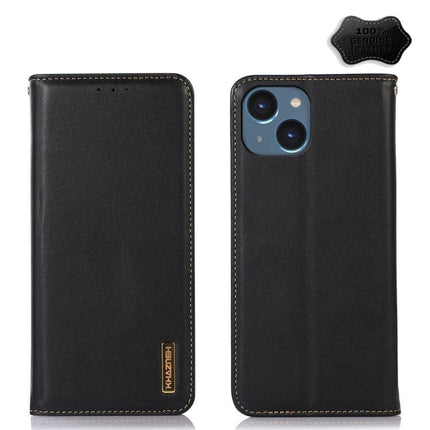 KHAZNEH Nappa Top Layer Cowhide Leather Phone Case, For iPhone 15