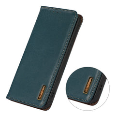 KHAZNEH Nappa Top Layer Cowhide Leather Phone Case, For iPhone 15 Pro, For iPhone 15 Plus, For iPhone 15