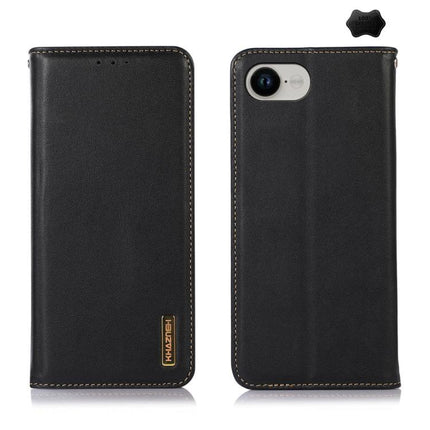 KHAZNEH Nappa Top Layer Cowhide Leather Phone Case, For iPhone 16e / 17e, For iPhone 17 Pro Max, For iPhone 17 Pro, For iPhone 17, For iPhone Air, For iPhone 16e, For iPhone 16 Pro Max