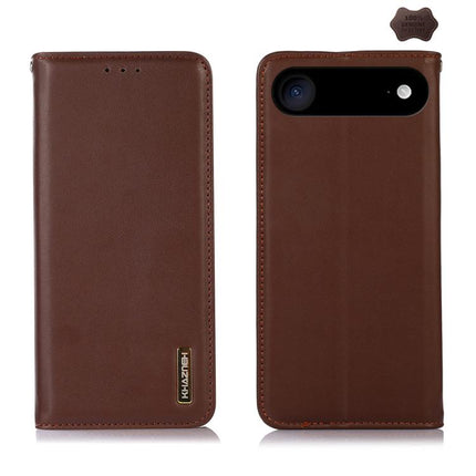 KHAZNEH Nappa Top Layer Cowhide Leather Phone Case, For iPhone 16e / 17e, For iPhone 17 Pro Max, For iPhone 17 Pro, For iPhone 17, For iPhone Air, For iPhone 16e, For iPhone 16 Pro Max