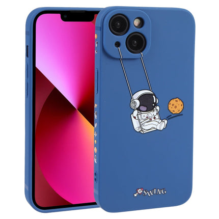 Astronaut Swinging Pattern TPU Phone Case, For iPhone 14 Plus, For iPhone 14, For iPhone 14 Pro, For iPhone 14 Pro Max, For iPhone SE 2022 / SE 2020 / 8 / 7, For iPhone 13 Pro Max, For iPhone 13 Pro, For iPhone 13
