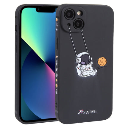 Astronaut Swinging Pattern TPU Phone Case, For iPhone 13 mini, For iPhone 12, For iPhone 12 Pro Max, For iPhone 12 Pro, For iPhone 12 mini, For iPhone 11 Pro Max, For iPhone 11, For iPhone 11 Pro