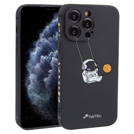 Astronaut Swinging Pattern TPU Phone Case, For iPhone 13 mini, For iPhone 12, For iPhone 12 Pro Max, For iPhone 12 Pro, For iPhone 12 mini, For iPhone 11 Pro Max, For iPhone 11, For iPhone 11 Pro