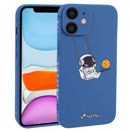 Astronaut Swinging Pattern TPU Phone Case, For iPhone 13 mini, For iPhone 12, For iPhone 12 Pro Max, For iPhone 12 Pro, For iPhone 12 mini, For iPhone 11 Pro Max, For iPhone 11, For iPhone 11 Pro