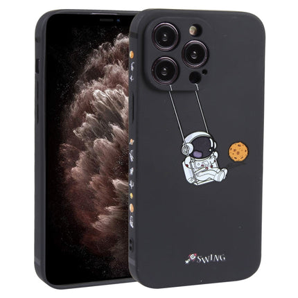 Astronaut Swinging Pattern TPU Phone Case, For iPhone 13 mini, For iPhone 12, For iPhone 12 Pro Max, For iPhone 12 Pro, For iPhone 12 mini, For iPhone 11 Pro Max, For iPhone 11, For iPhone 11 Pro