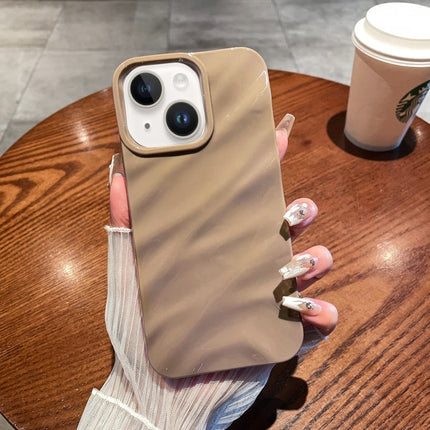 Solid Color Wave Texture TPU Phone Case, For iPhone 15 Plus, For iPhone 15, For iPhone 14 Plus