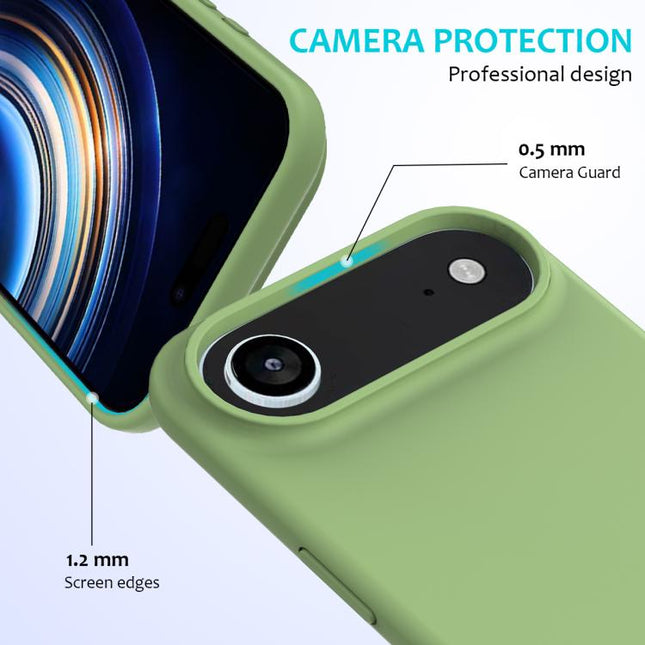 Solid Color Silicone Phone Case, For iPhone Air, For iPhone 16 Pro Max